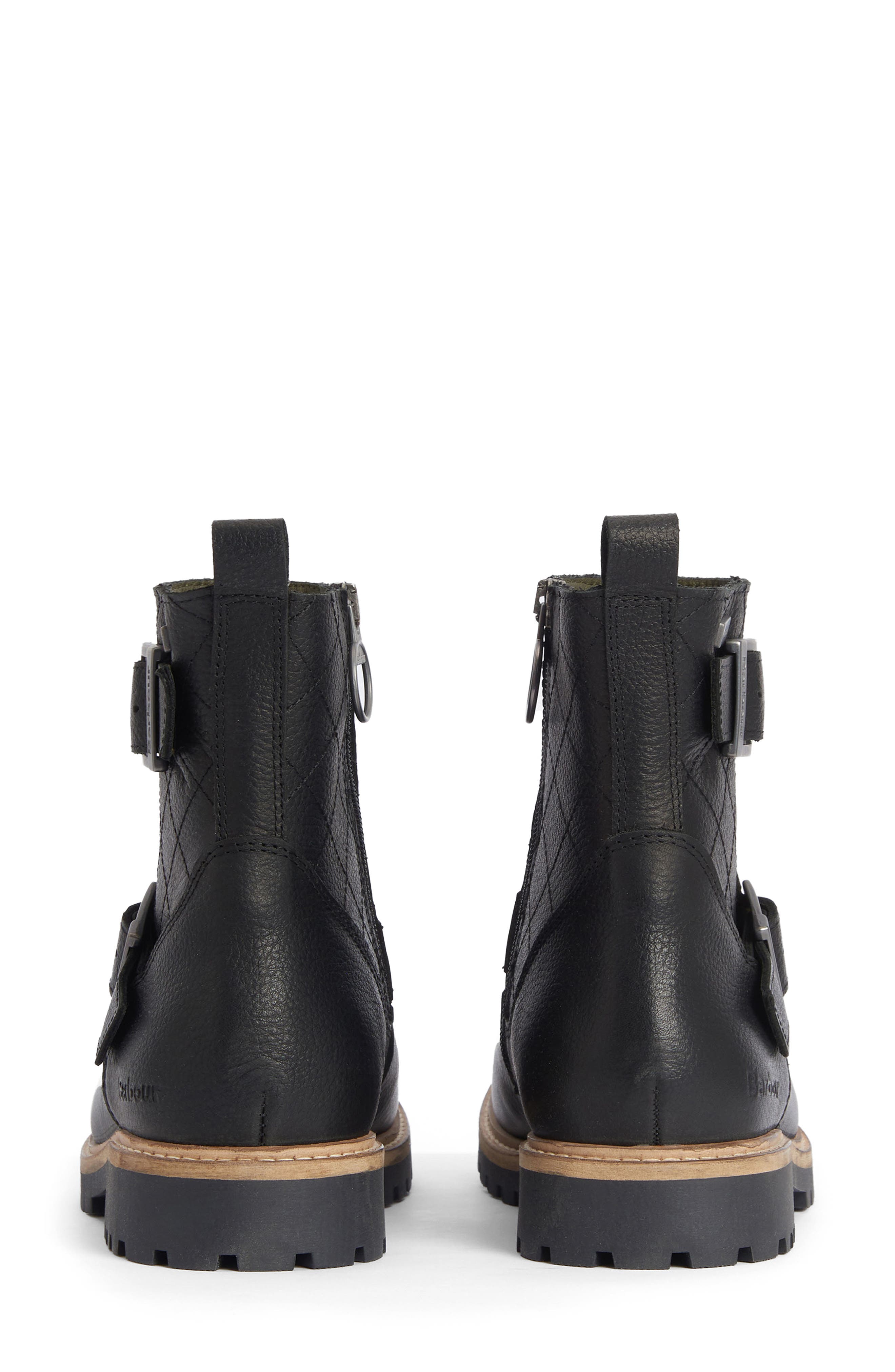 Barbour Bramble Waterproof Buckle Bootie, Alternate, color, 