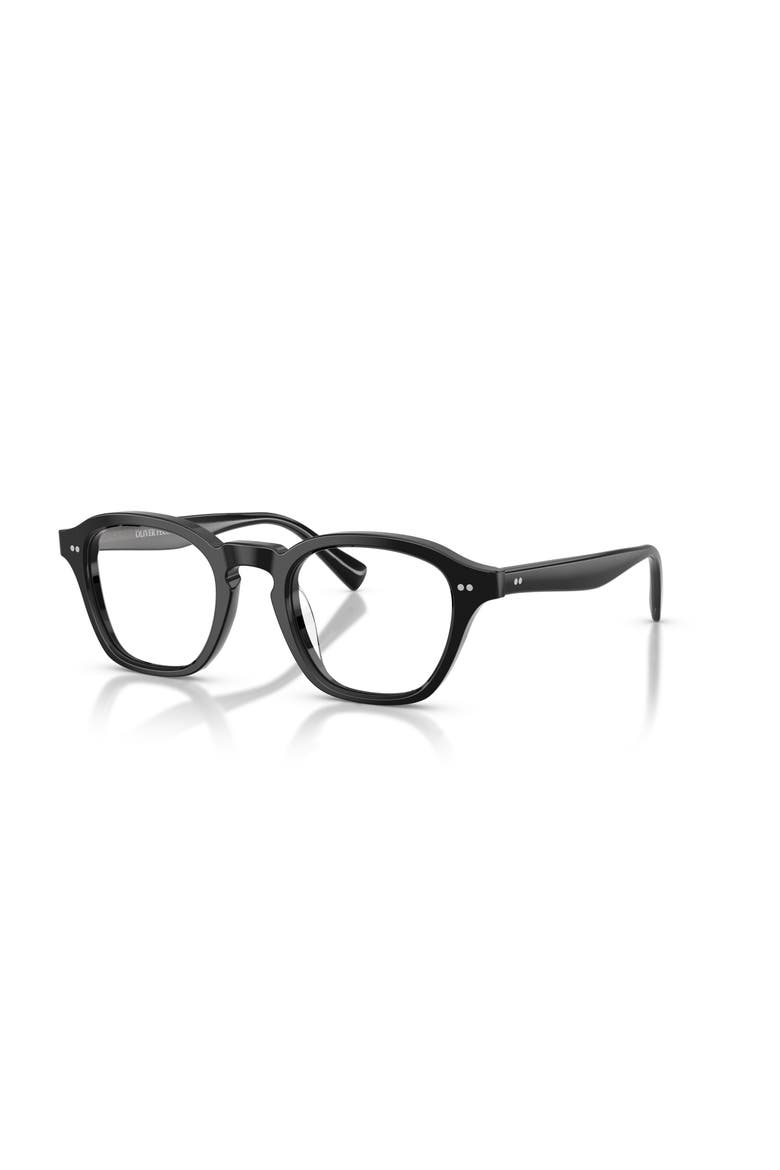 48mm Square optical glasses, Main, color, Black
