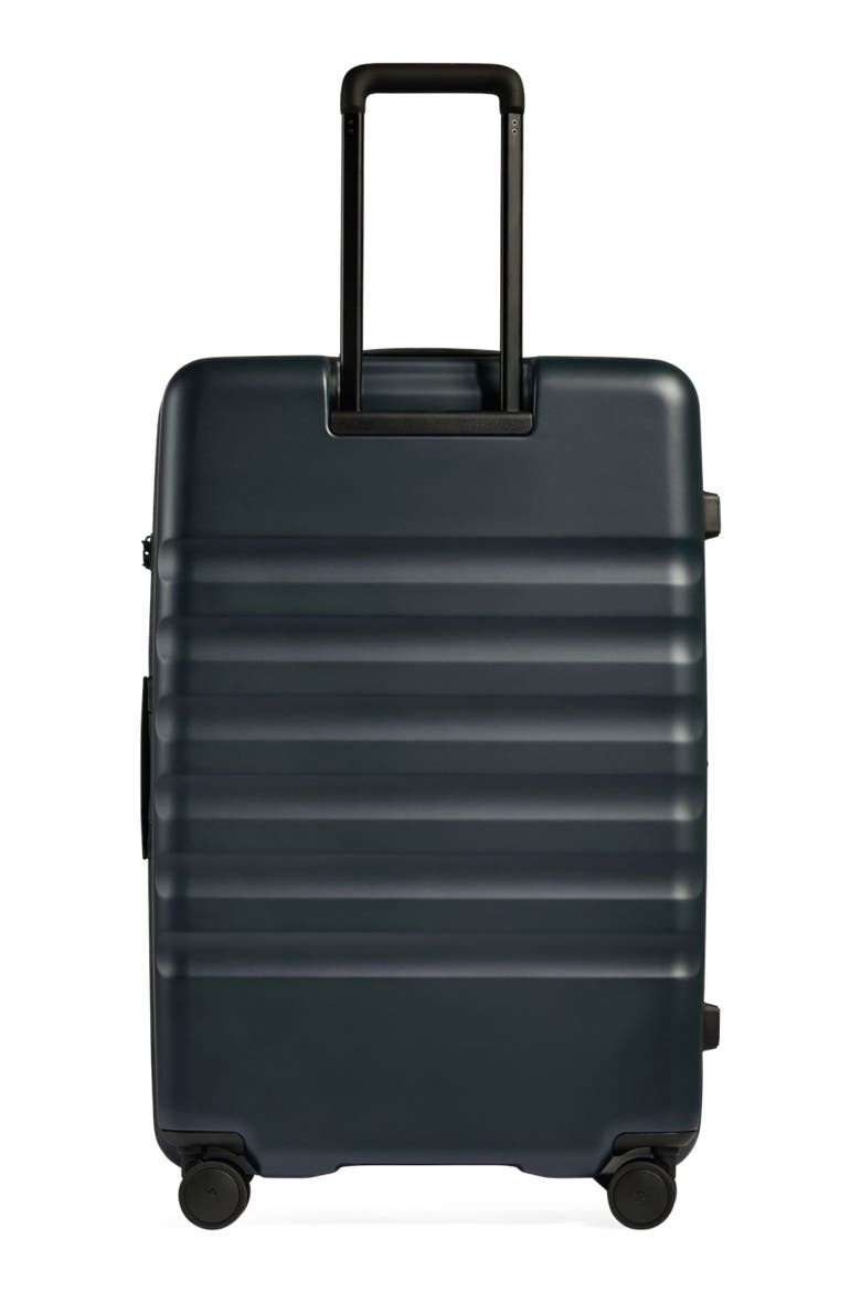 Icon Stripe Large Suitcase, Alternate, color, Indigo Blue