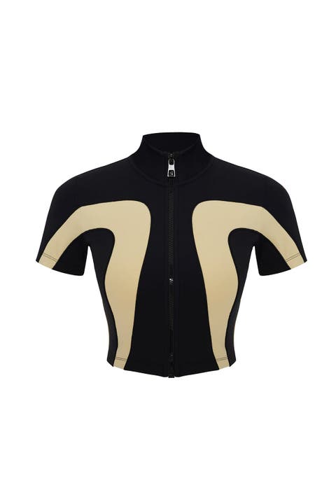 Boomerang Zip Up Top