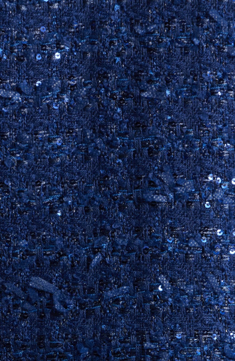 Lilly Pulitzer<sup>®</sup> Ronan Embellished Tweed Skirted Romper, Alternate, color, Navy After Party