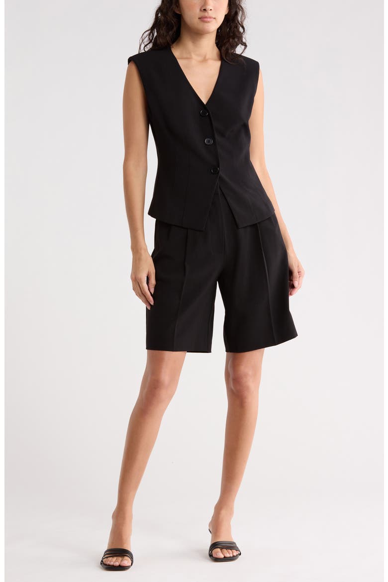 Brooklyn Darted Vest, Main, color, BLACK