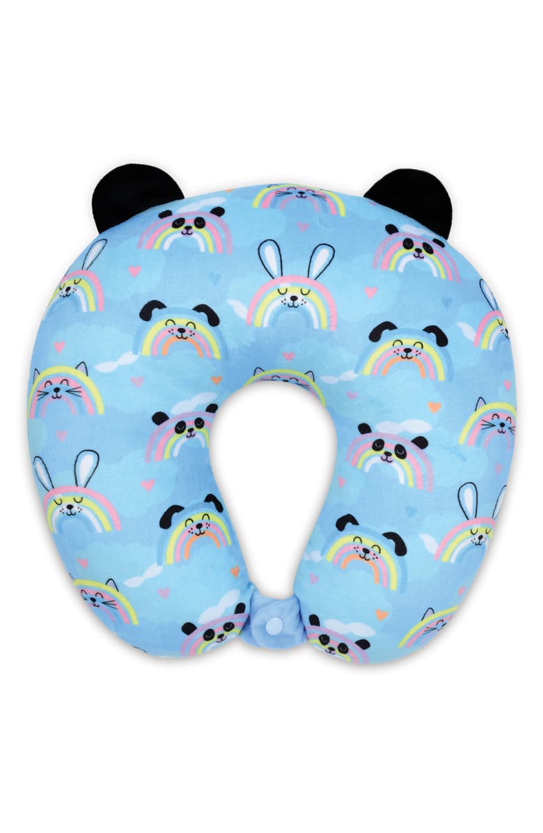 Iscream Rainbow Friends Neck Pillow, Main, color, 