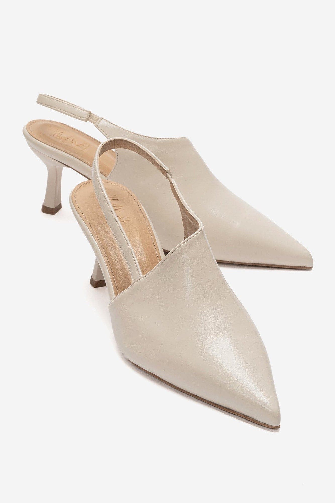Yarel Stiletto Slingback Pump, Alternate, color, Ecru