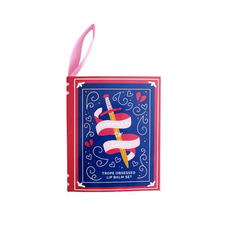 Book Themed Lip Balm Set