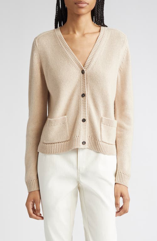 Lafayette 148 New York Patch Pocket V-neck Cardigan