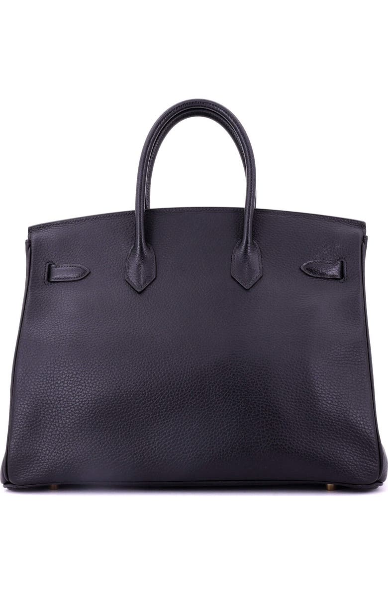 Pre-Owned Hermes Birkin Handbag Black Ardennes with Gold Hardware 35, Alternate, color, Noir