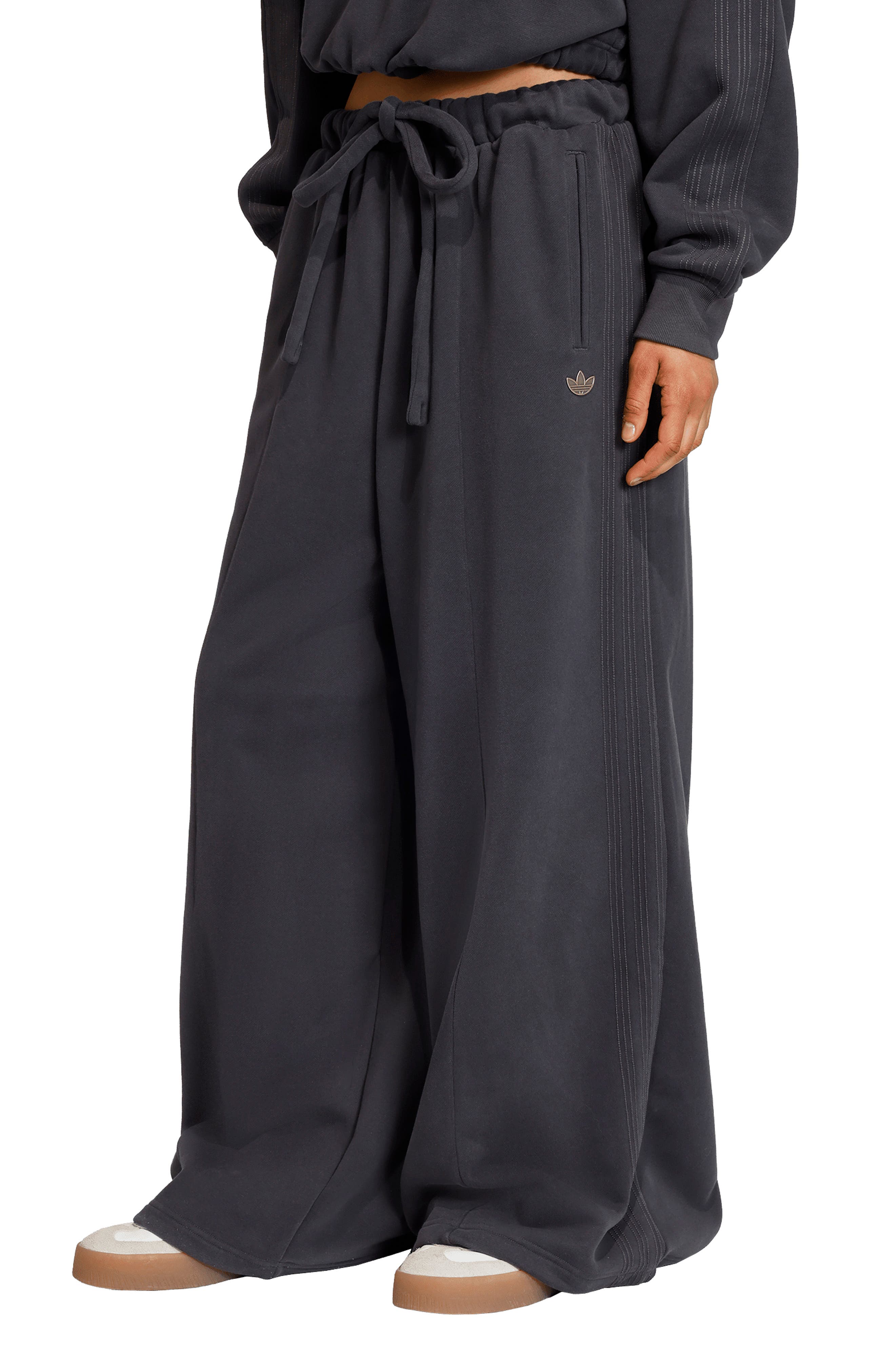 Essential Wide Leg Track Pants (Women) | Nordstrom