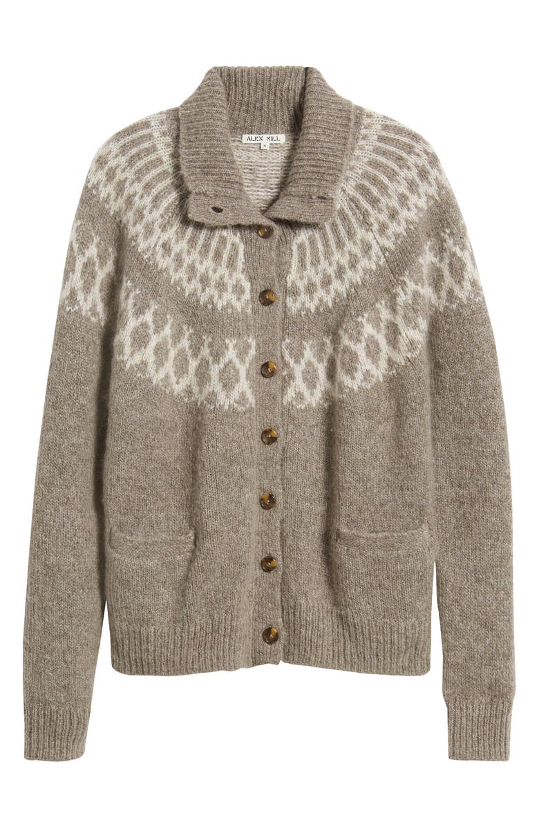 Alex Mill Louie Fair Isle Cardigan, Main, color, 