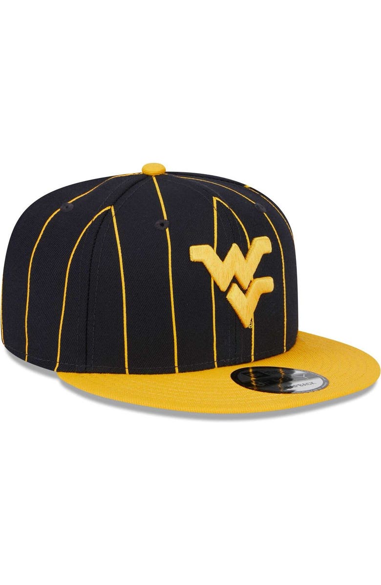 New Era Men's New Era Navy/Gold West Virginia Mountaineers Vintage 9FIFTY Snapback Hat, Alternate, color, Navy