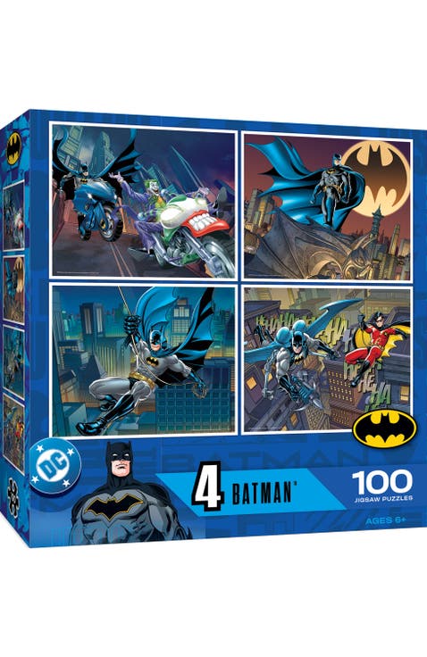 Batman 100pc Puzzles 4-Pack