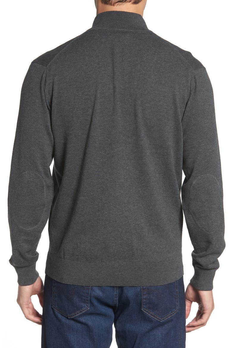 Seattle Seahawks - Lakemont Regular Fit Quarter Zip Sweater, Alternate, color, CHARCOAL HEATHER