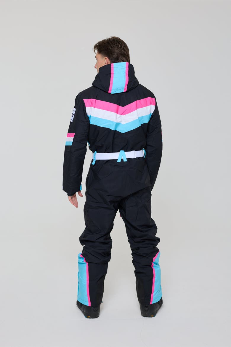 Can't Touch This Ski Suit Men's, Alternate, color, Black with neon pink