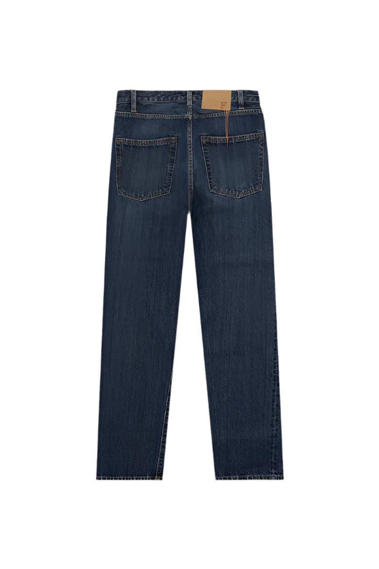 911 Superjohn Japan Selvedge 5 Pocket High Waist Denim Pants, Alternate, color, Stone Wash