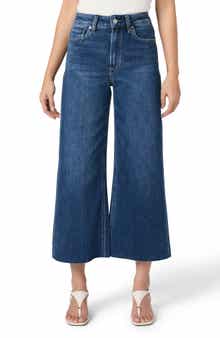 Anessa Raw Hem High Waist Wide Leg Jeans