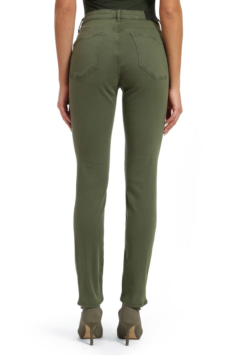 Mavi Jeans Kathleen High Waist Slim Boyfriend Jeans, Alternate, color, Forest Green Feather Blue