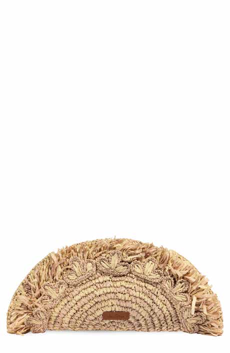 Lily Straw Clutch
