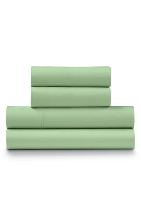 500 Thread Count Cotton Sateen 4-Piece Sheet Set