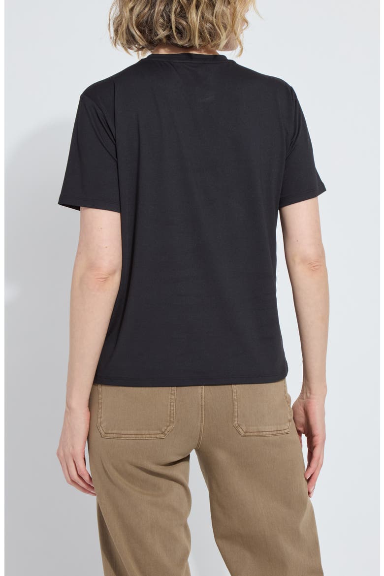 Boxy Jersey T-Shirt, Alternate, color, BLACK