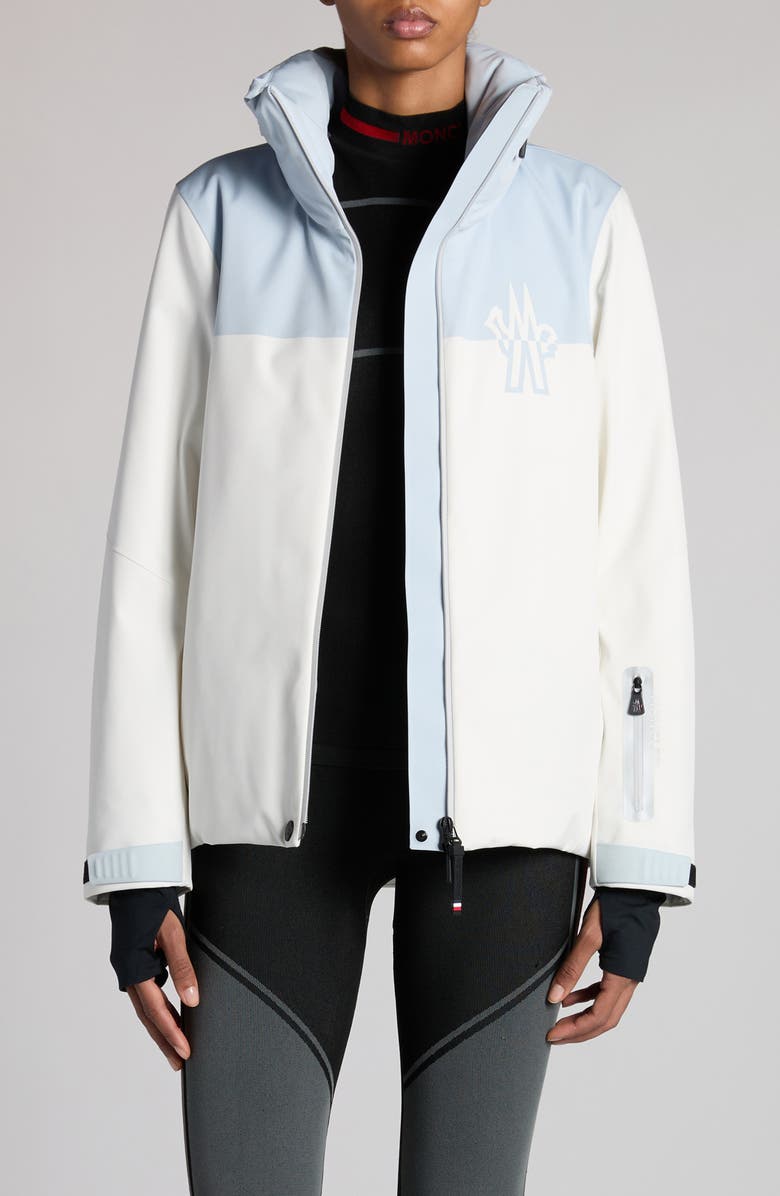 Moncler Grenoble Bouvreuil Four Way Stretch Technical Shell Jacket, Main, color, 