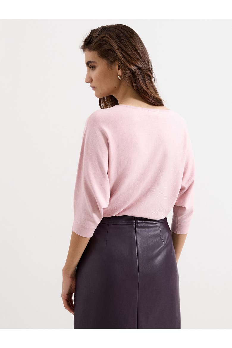 Sculpted Draped Knit Jumper, Alternate, color, Pink