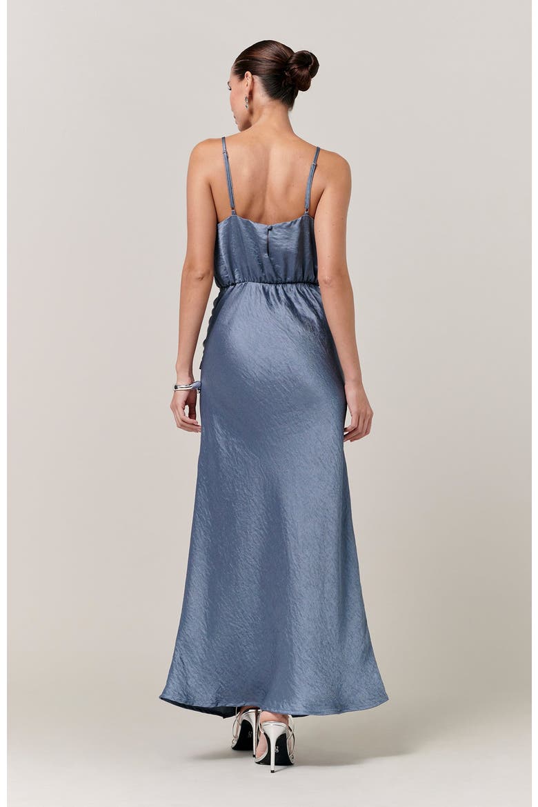 Paula Midi Dress, Alternate, color, Petrol Blue