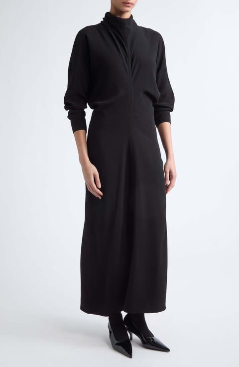 Slouch Waist Scarf Maxi Dress