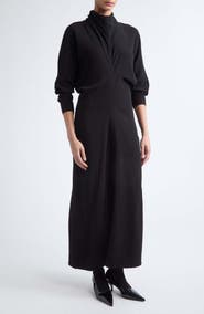 TOTEME Slouch Waist Scarf Maxi Dress