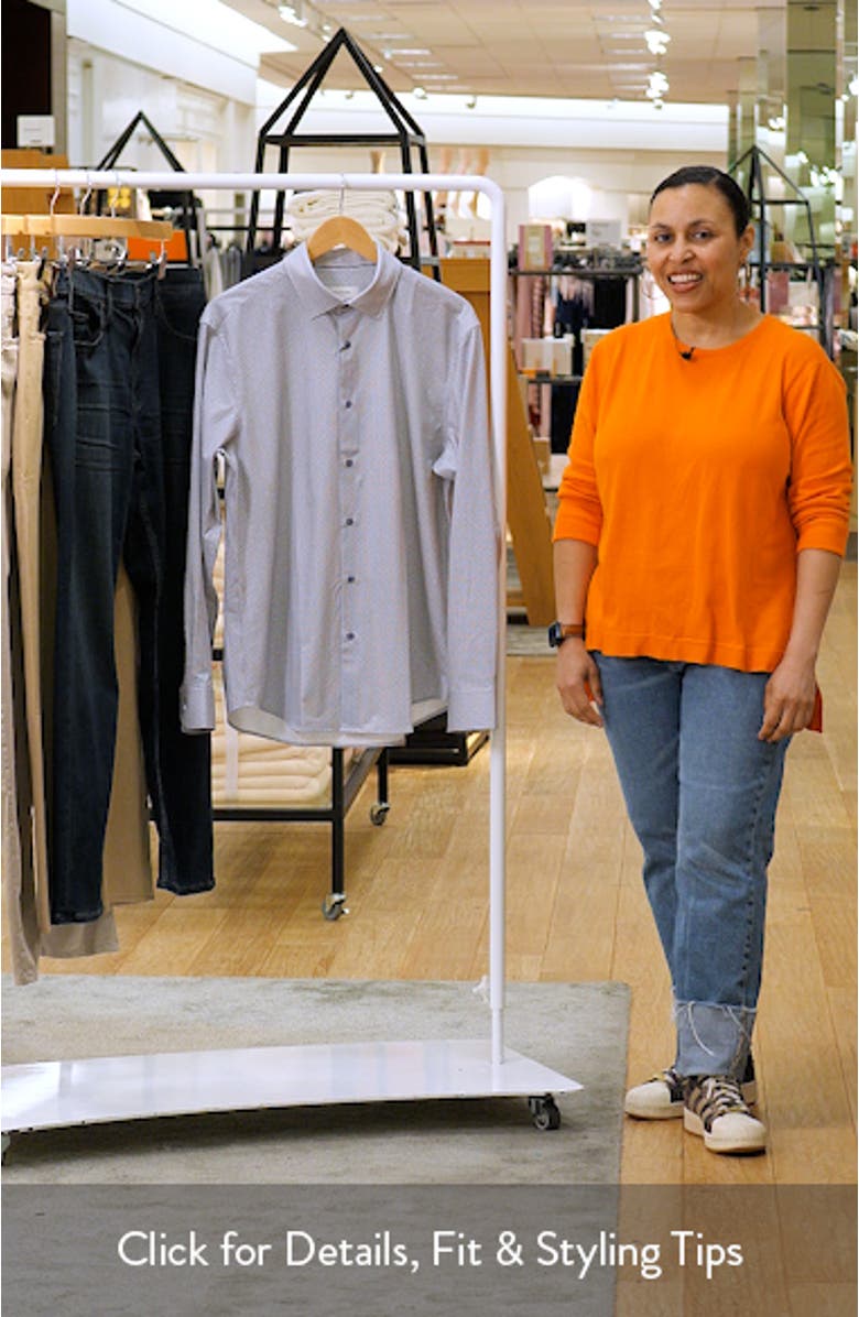 James OoohCotton<sup>®</sup> Geo Print Button-Up Shirt, sales video thumbnail