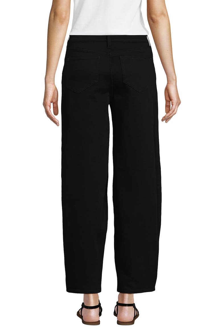Recover High Rise Barrel Leg Ankle Jeans, Alternate, color, Black