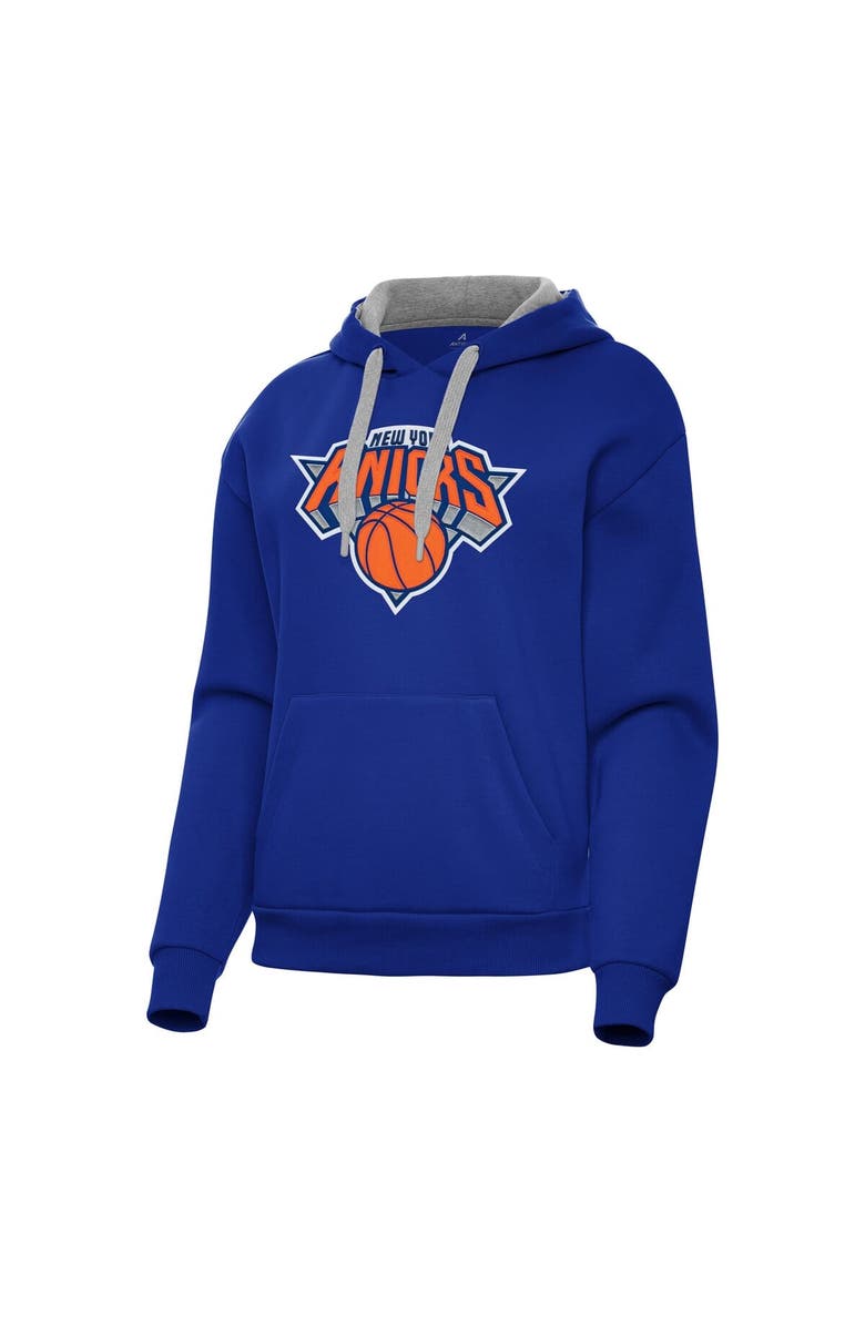 ANTIGUA Women's Antigua Royal New York Knicks Victory Pullover Hoodie, Alternate, color, Royal