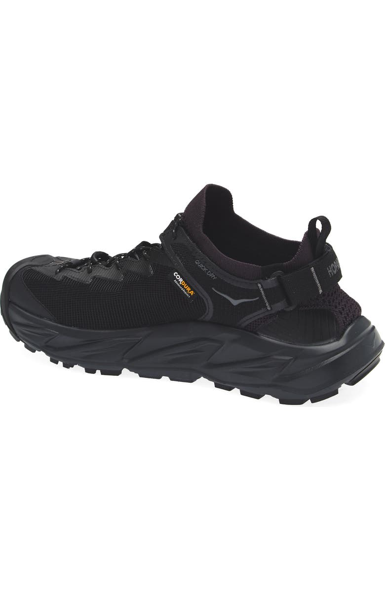 HOKA Hopara 2 Hiking Sandal, Alternate, color, Black / Black