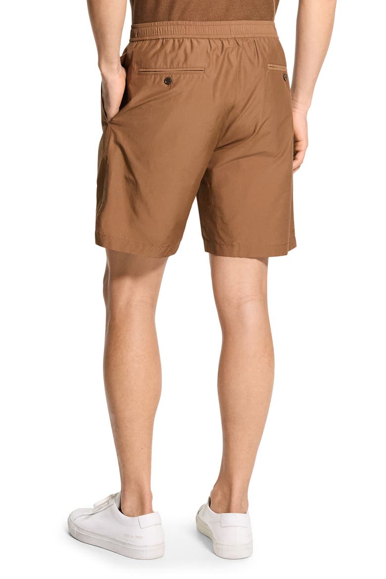 Elastic Waist Shorts, Alternate, color, DEEP TOBACCO