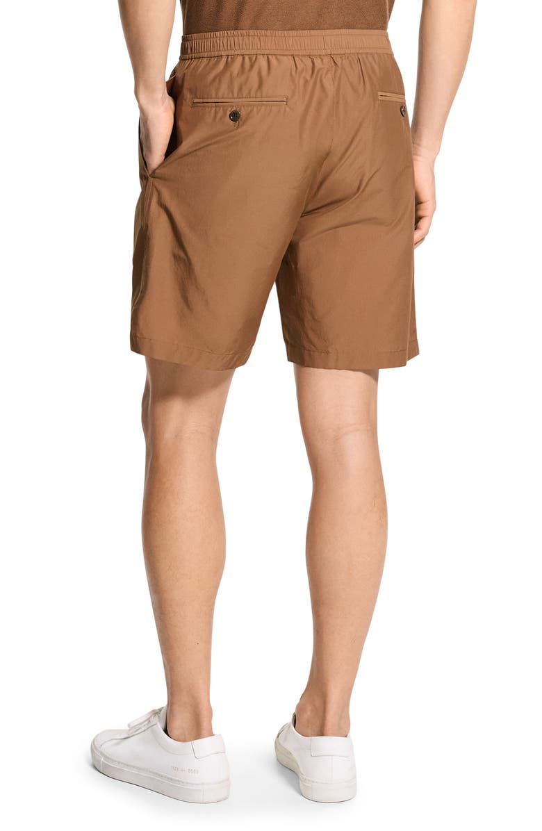 Theory Elastic Waist Shorts, Alternate, color, Deep Tobacco