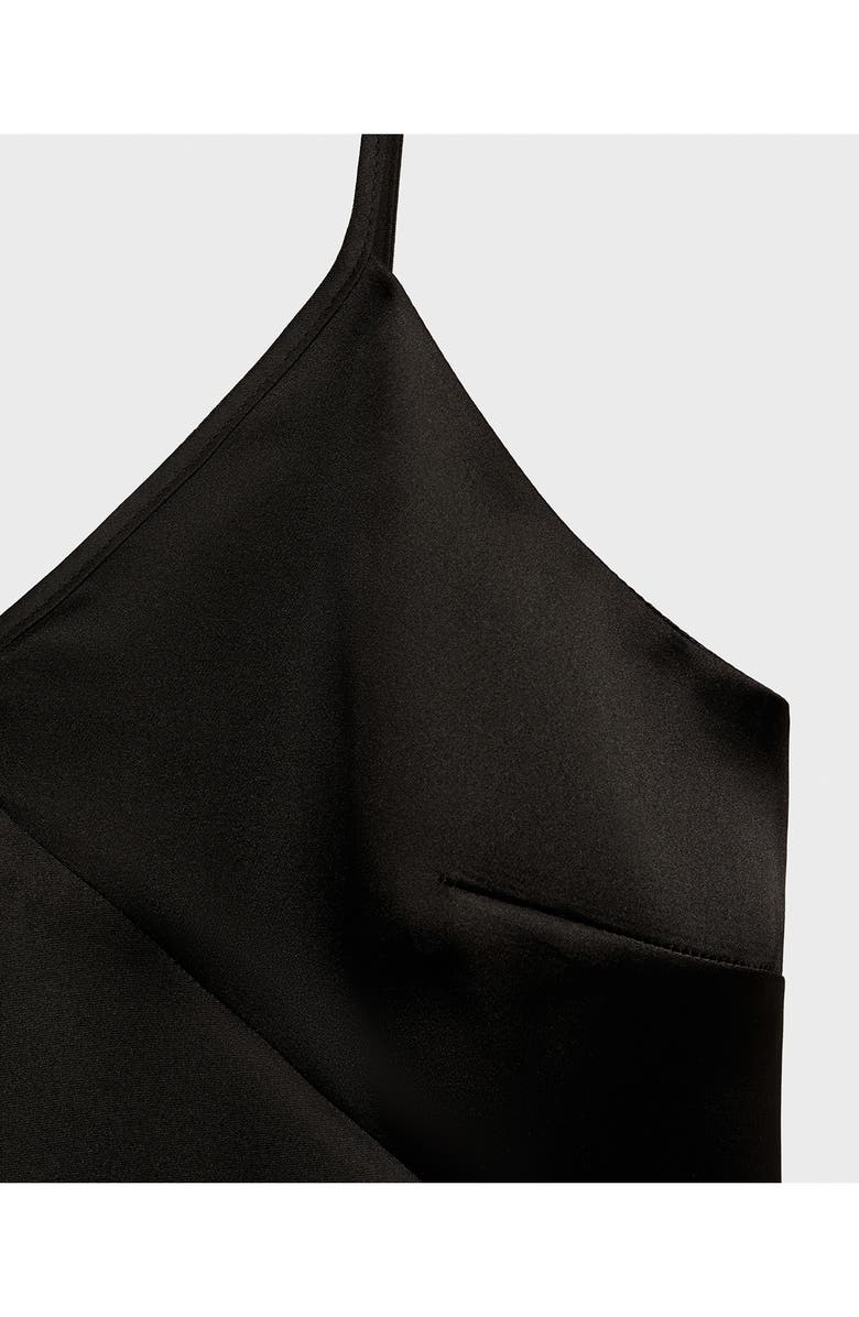 MANGO V-Neck Satin Camisole, Alternate, color,