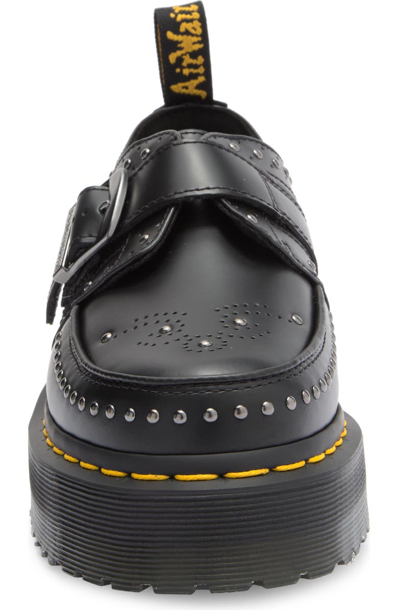 Dr. Martens Ramsey Quad Stud Monk Strap Creeper, Alternate, color,