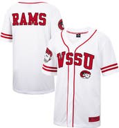 COLOSSEUM Men's Colosseum White Winston-Salem State Rams Free Spirited Mesh Button-Up Baseball Jersey