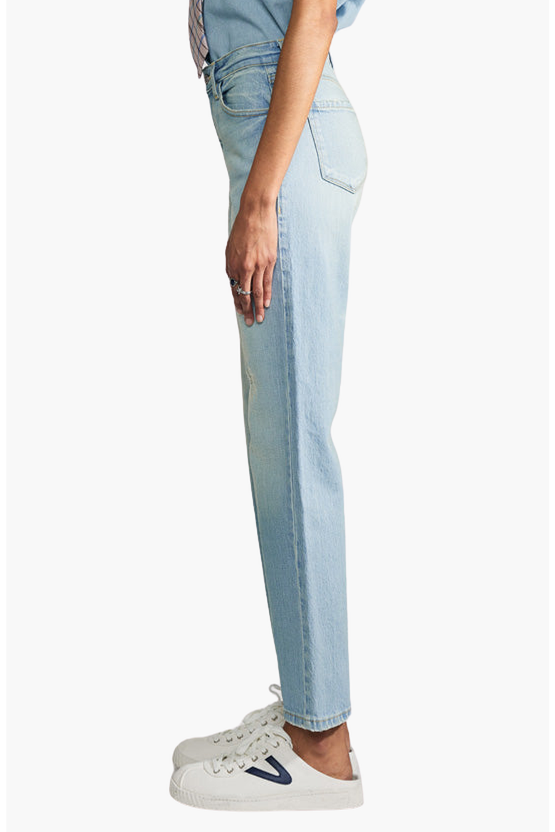 Marisela Premier High Rise Straight Jeans, Alternate, color, Light Wash