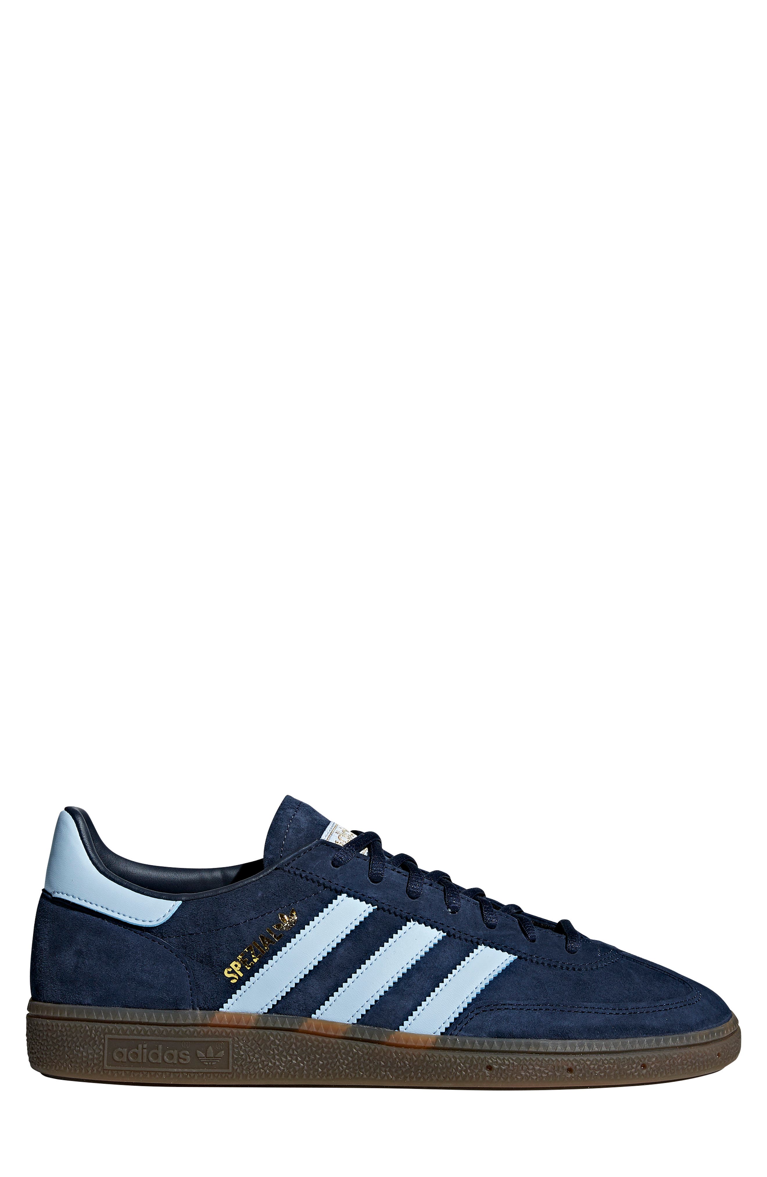 Gender Inclusive Handball Spezial Sneaker, Alternate, color, COLLEGIATE NAVY/CLEAR SKY/GUM5