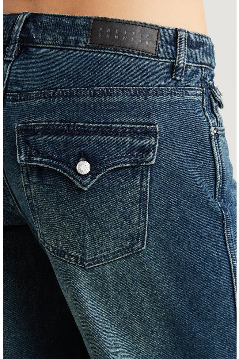 Brixley Baggy Bootcut Jeans, Alternate, color, MED WASH