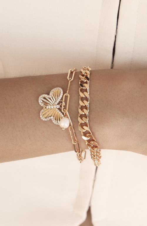 Ettika Set Of 2 Chain Bracelets In Gold