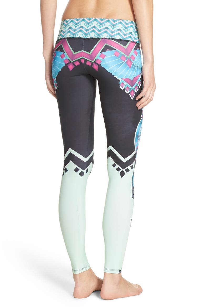 Graphic Long Leggings, Alternate, color, CLEO