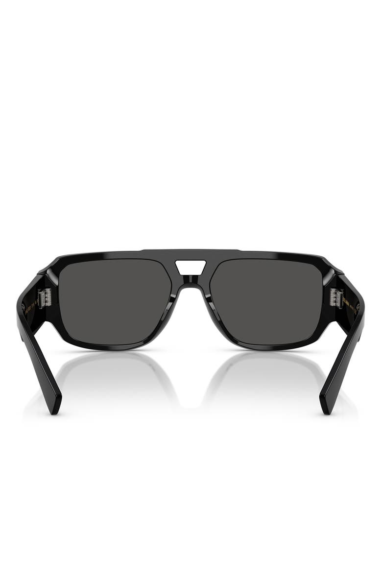 Dolce&Gabbana 57mm Pilot Sunglasses, Alternate, color, 