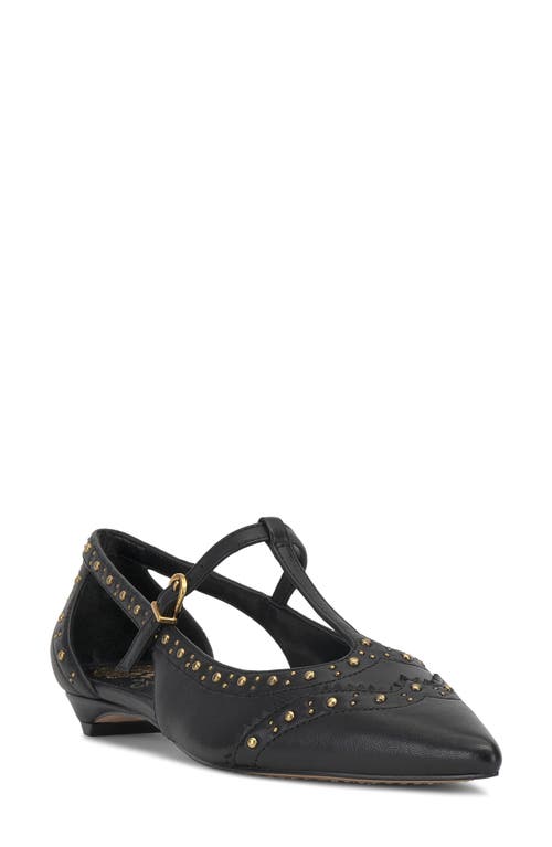 Vince Camuto Valkie Pointed Toe Flat In Black