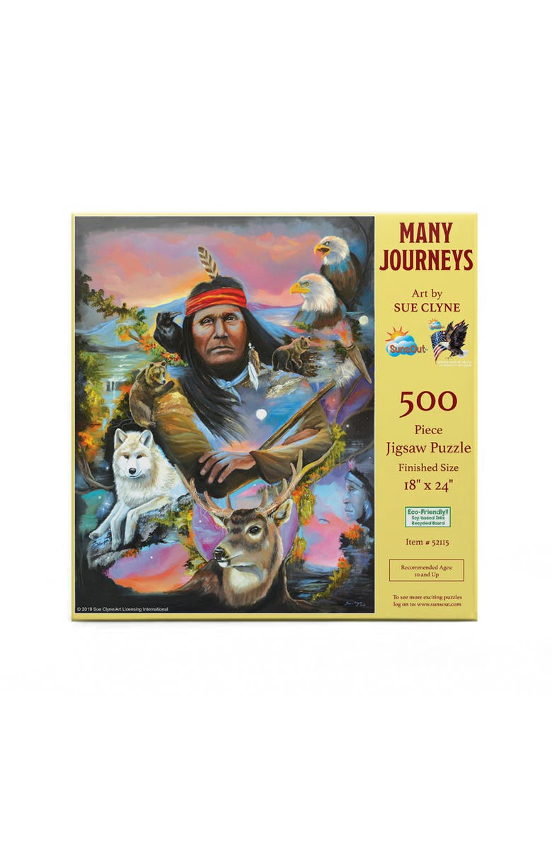 Sunsout Many Journeys 500 piece Jigsaw Puzzle for Adults, Alternate, color, Multicolor