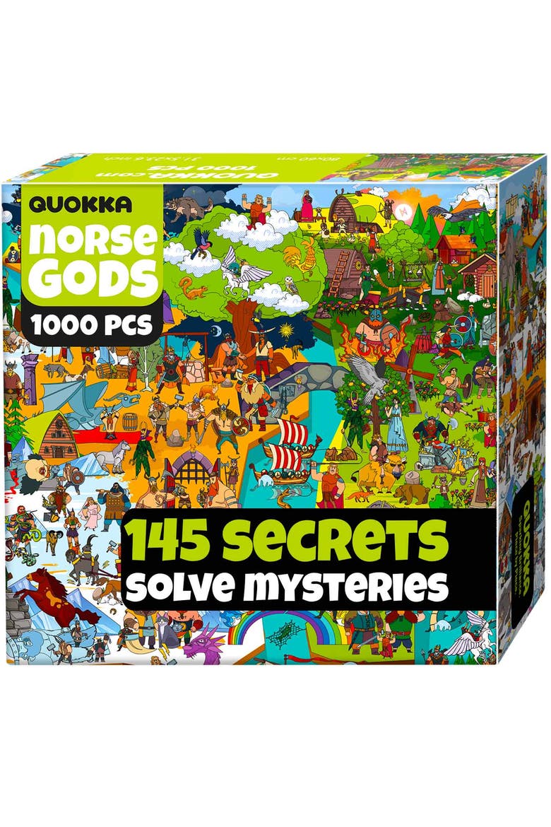 1000 Piece Puzzle for Adults-  Egyptian Gods, Greek Gods & Norse Gods, Main, color, Norse