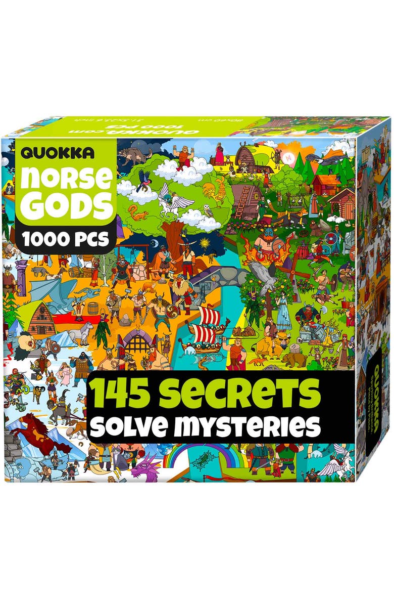 Quokka 1000 Piece Puzzle for Adults - Egyptian Gods, Greek Gods & Norse Gods, Main, color, Norse