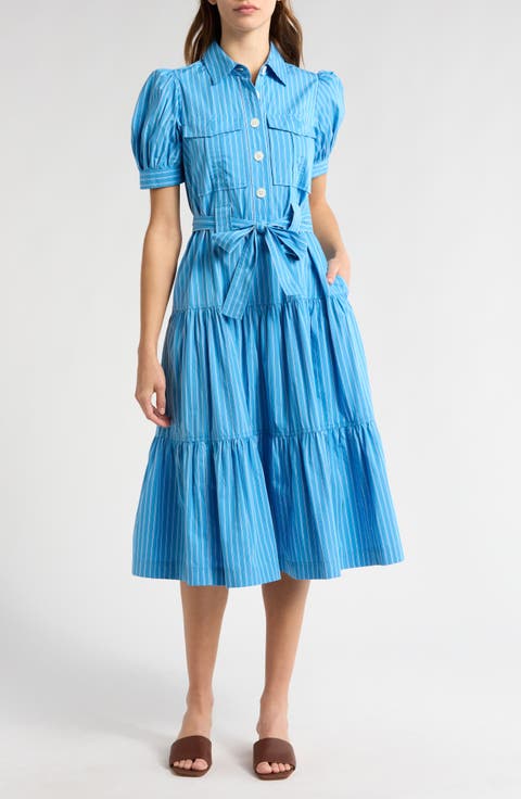 Buffy Cotton Utility Shirtdress
