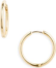 Madewell Demi-Fine Medium Hoop Earrings