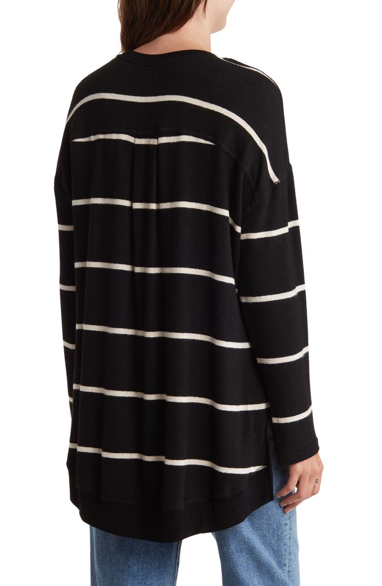 MELLODAY Stripe Double Layer Top, Alternate, color,